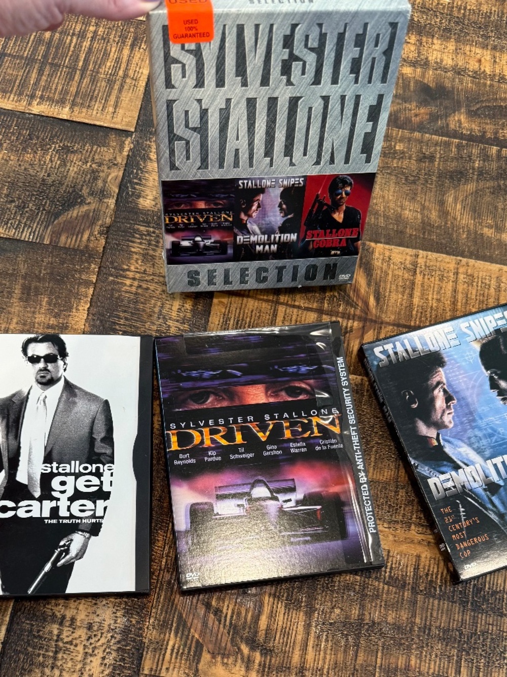 Sylvester Stallone 3 DVD Box Set (Demolotion Man, Driven, and Get Carter)